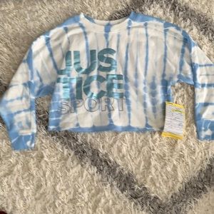 Tie Dye Cropped Hoodie
